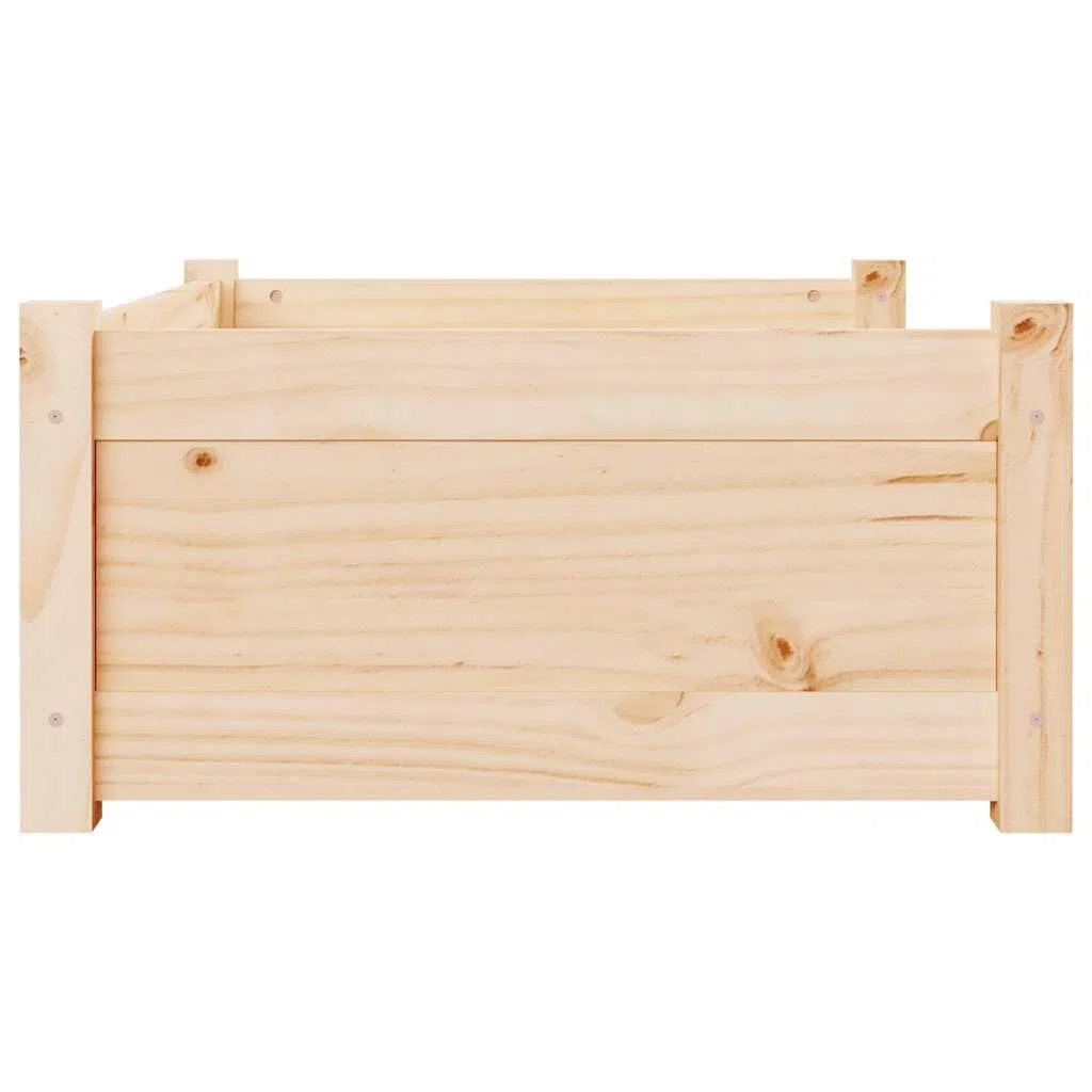 vidaXL Cama para Perros Madera Maciza de Pino 75,5x55,5x28 cm Mascotas Gatos