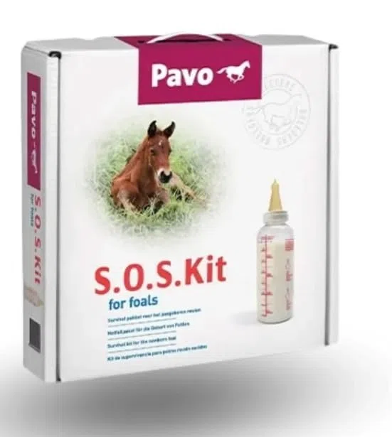 Genérico Kit de Emergencia para Potros Recién Nacidos Pavo SOS Kit - Calostro, Leche y Jeringa para Situacion