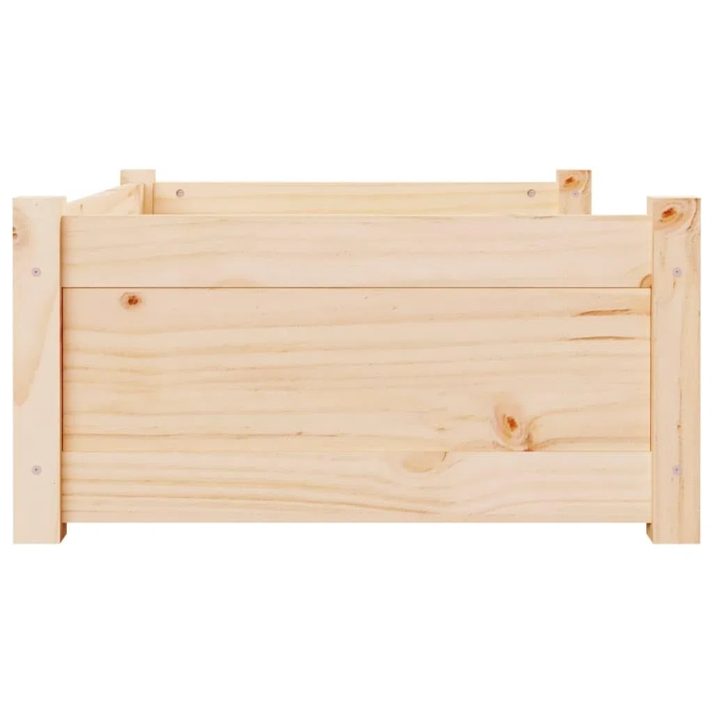 vidaXL Cama para Perros Madera Maciza de Pino 75,5x55,5x28 cm Mascotas Gatos