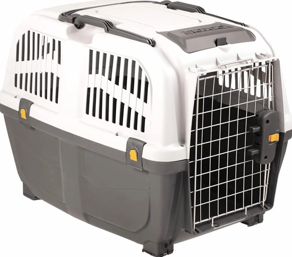 Trixie Transportin para Perros y Gatos Skudo Marron-Gris-Arena [4 tamaños].